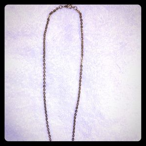 10.5”L Dull Copper Gold color Costume Chain